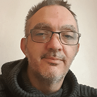 Portrait of S. K. Harris, epic fantasy author.